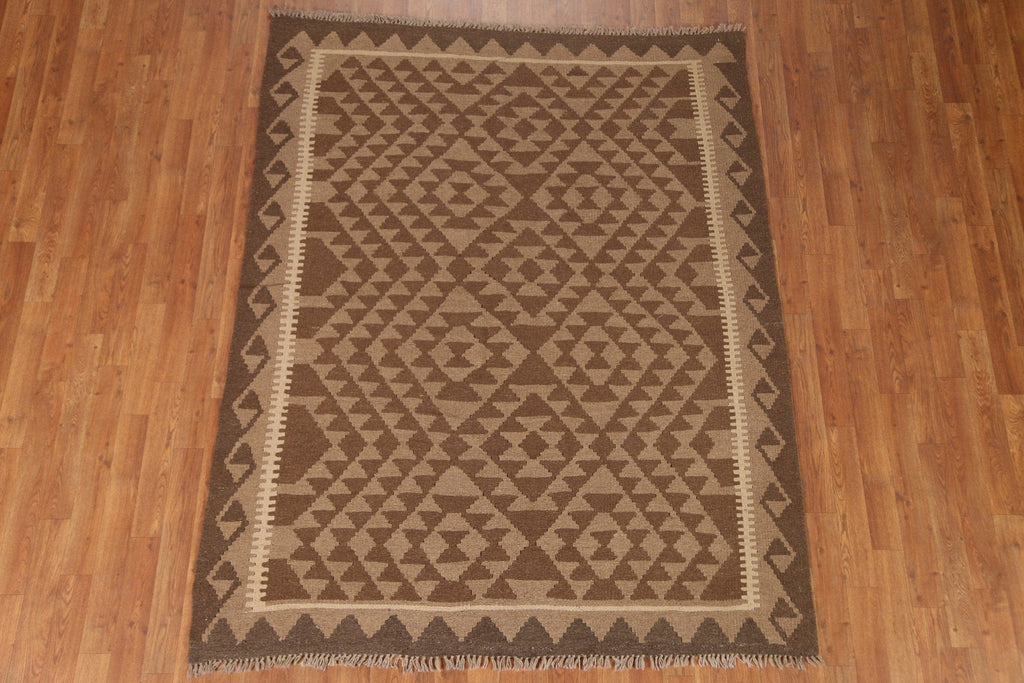 Geometric Kilim Oriental Area Rug 5x7