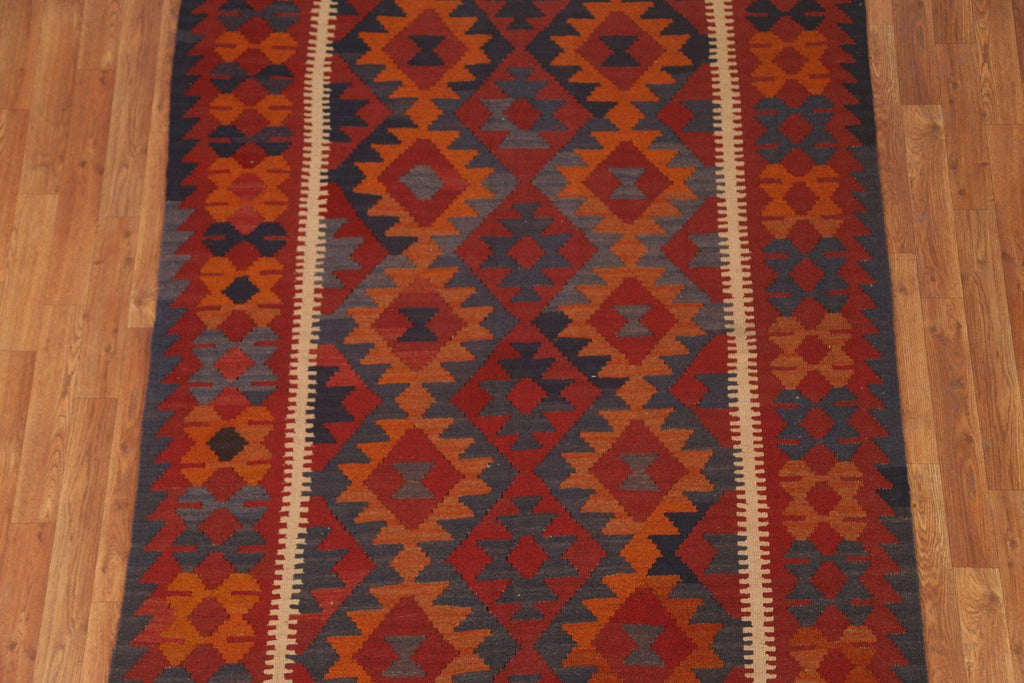 Hand-Woven Kilim Oriental Area Rug 5x7