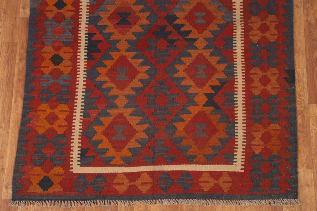 Hand-Woven Kilim Oriental Area Rug 5x7