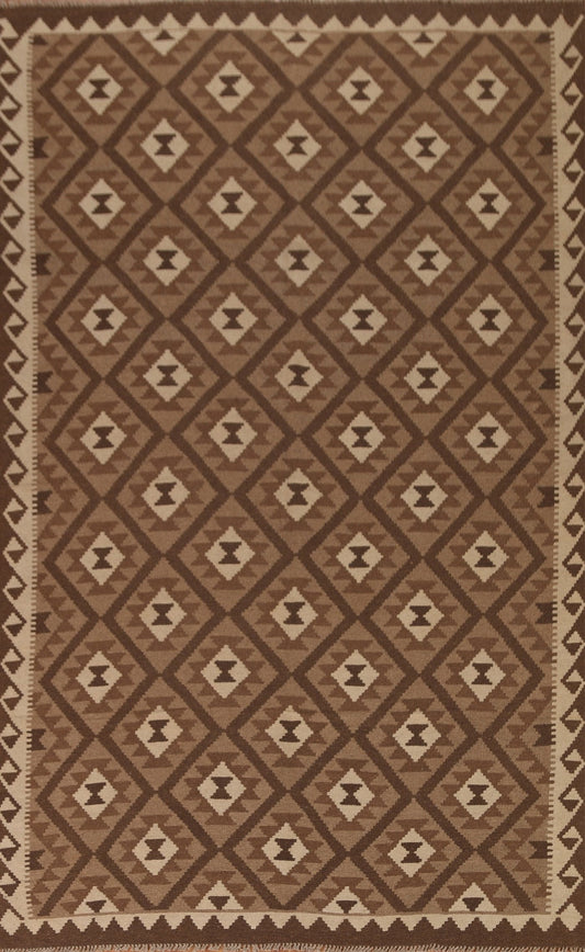 All-Over Kilim Geometric Area Rug 7x10