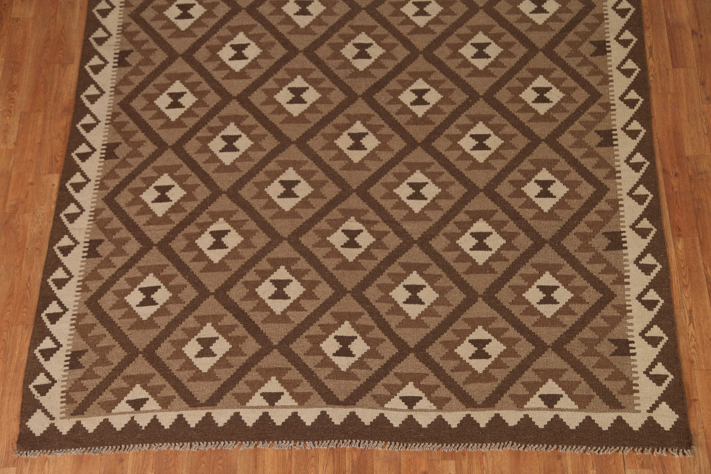 All-Over Kilim Geometric Area Rug 7x10