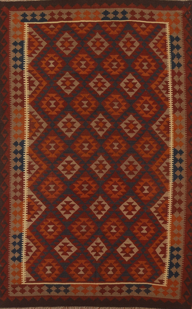 Hand-Woven Kilim Oriental Area Rug 7x10