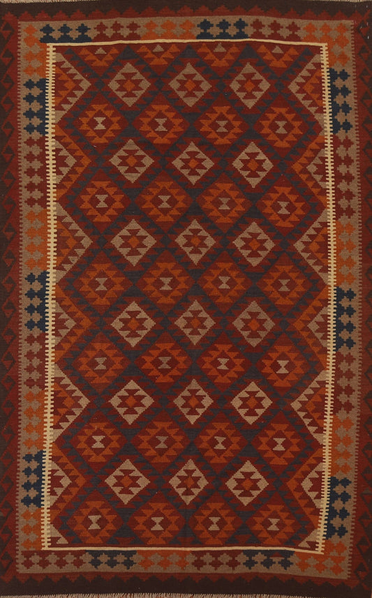 Hand-Woven Kilim Oriental Area Rug 7x10