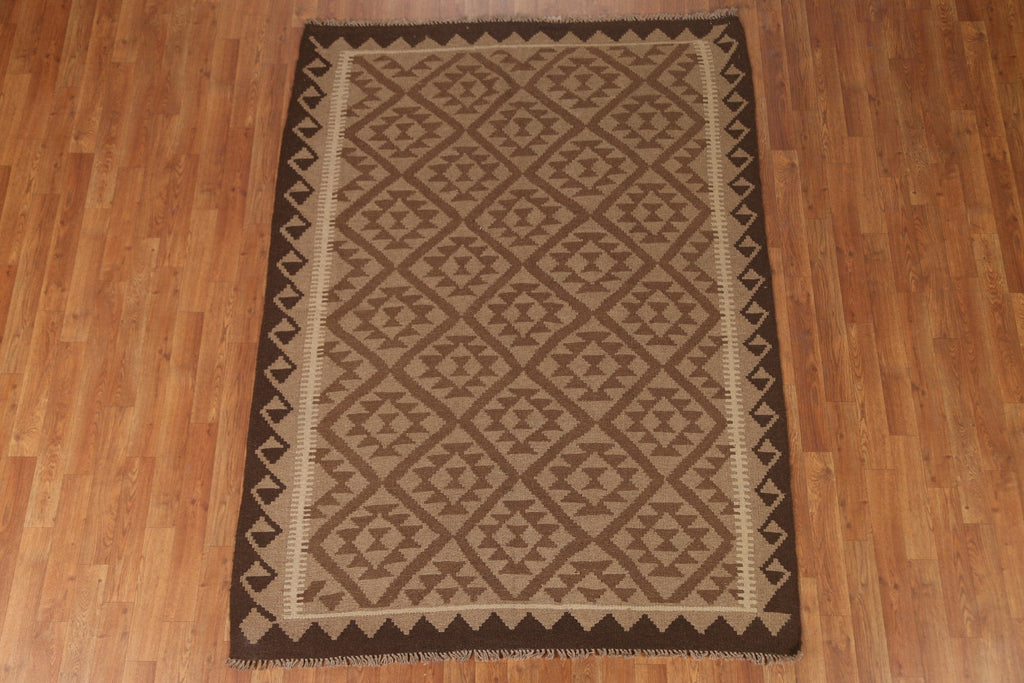 Geometric Kilim Oriental Area Rug 5x7