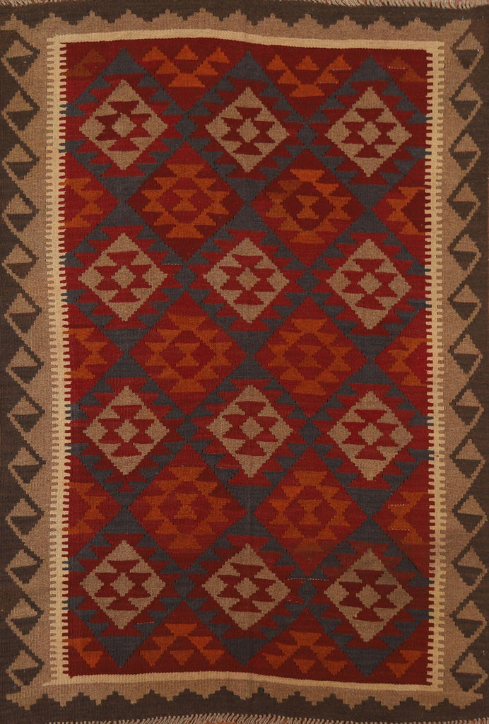 Geometric Kilim Oriental Area Rug 5x7