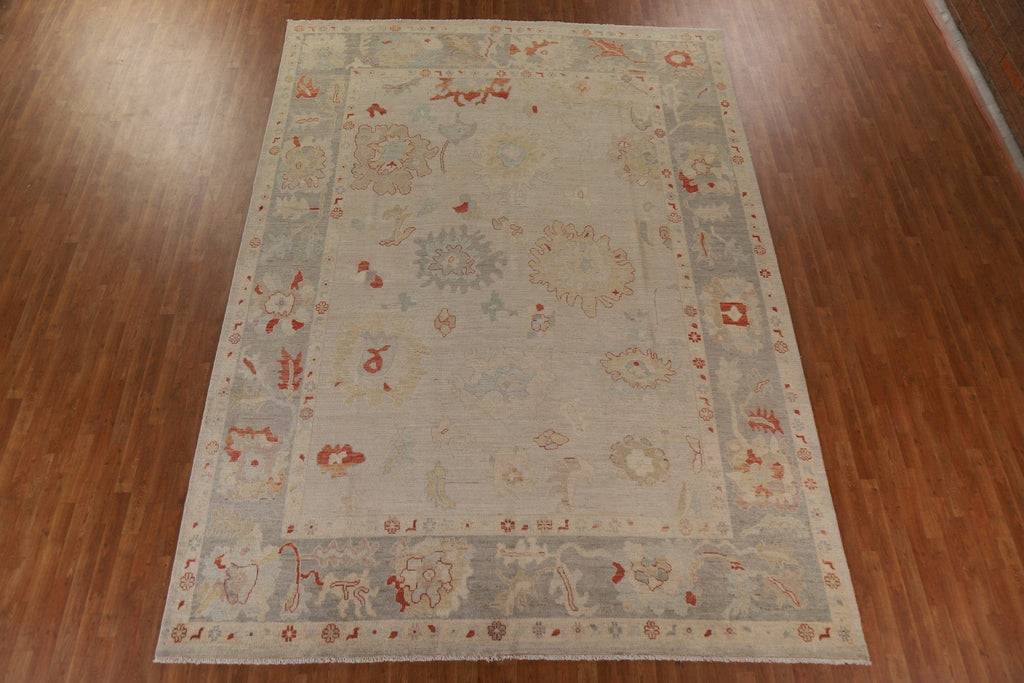 Vegetable Dye Oushak Oriental Large Rug 10x14