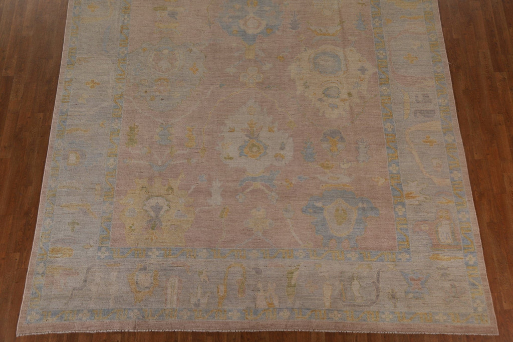 Vegetable Dye Oushak Oriental Area Rug 9x12