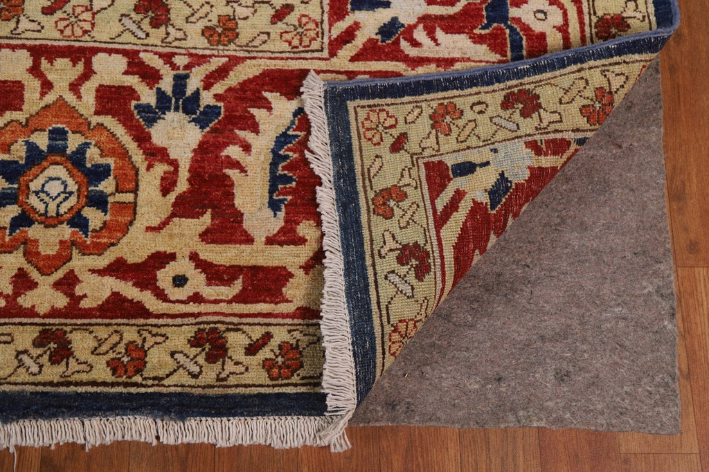 Vegetable Dye Heriz Serapi Wool Area Rug 9x12