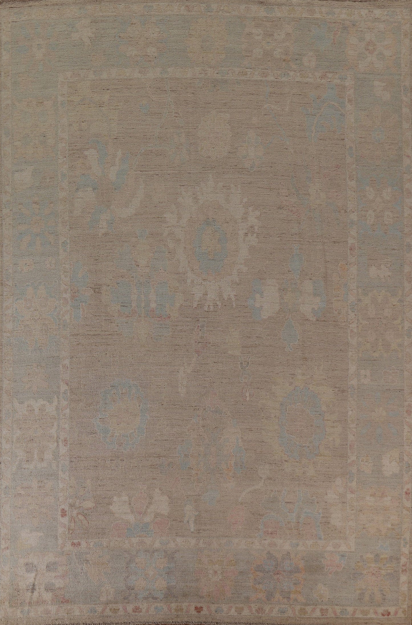 Vegetable Dye Oushak Oriental Area Rug 9x12