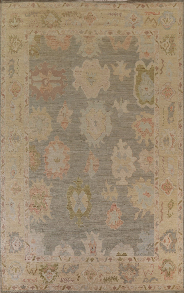 Vegetable Dye Oushak Wool Area Rug 9x12