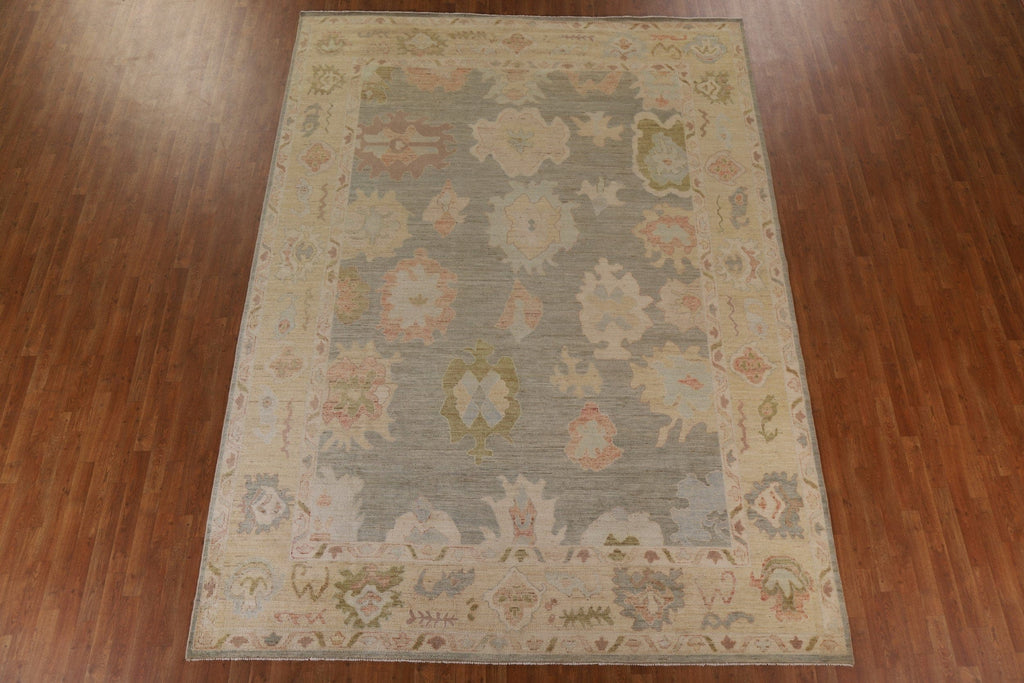 Vegetable Dye Oushak Wool Area Rug 9x12