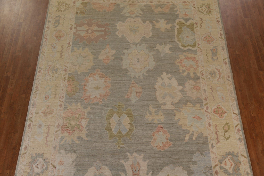 Vegetable Dye Oushak Wool Area Rug 9x12