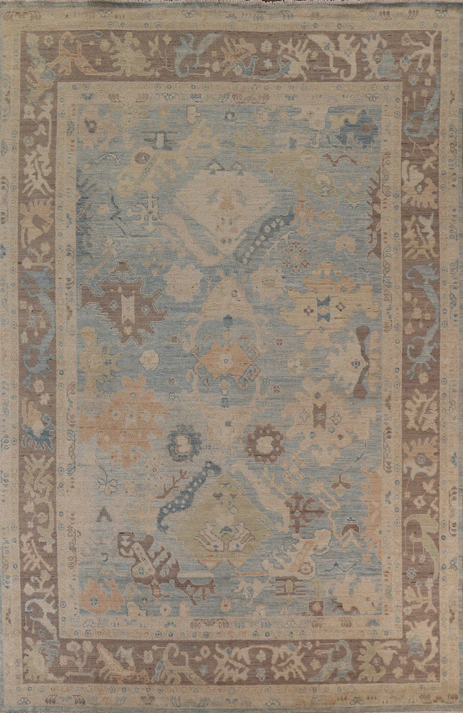 Vegetable Dye Oushak Oriental Area Rug 9x12