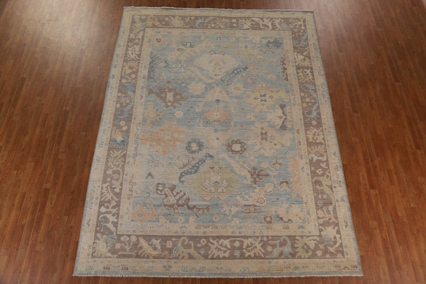 Vegetable Dye Oushak Oriental Area Rug 9x12