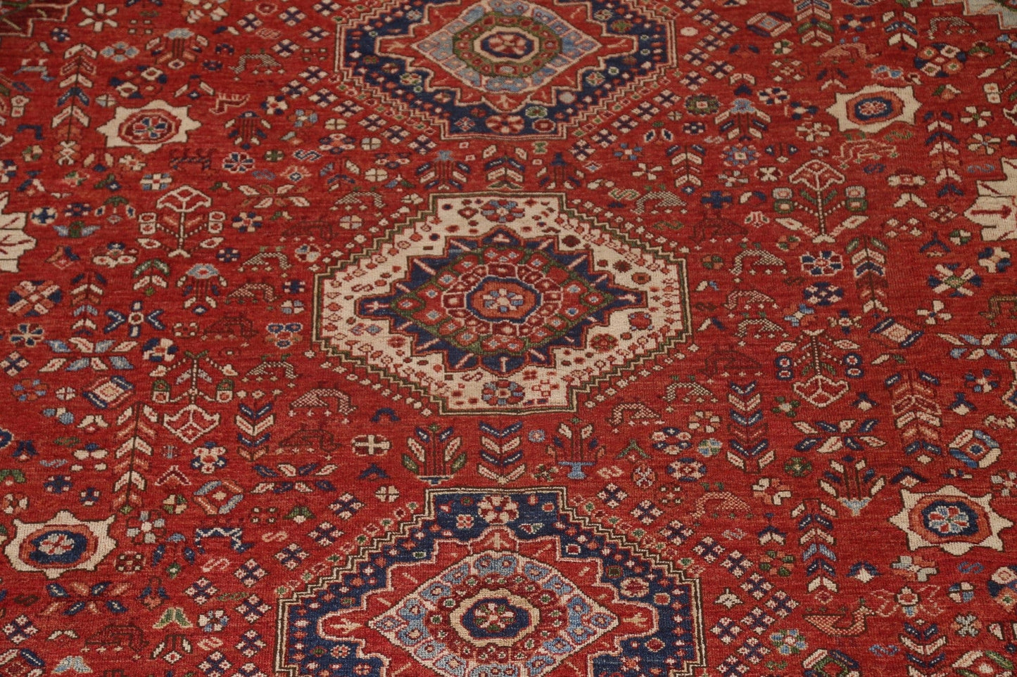 Vegetable Dye Yalameh Persian Area Rug 9x11