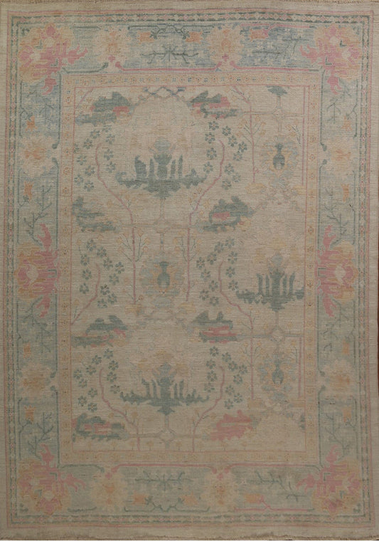 Vegetable Dye Oushak Oriental Area Rug 8x10