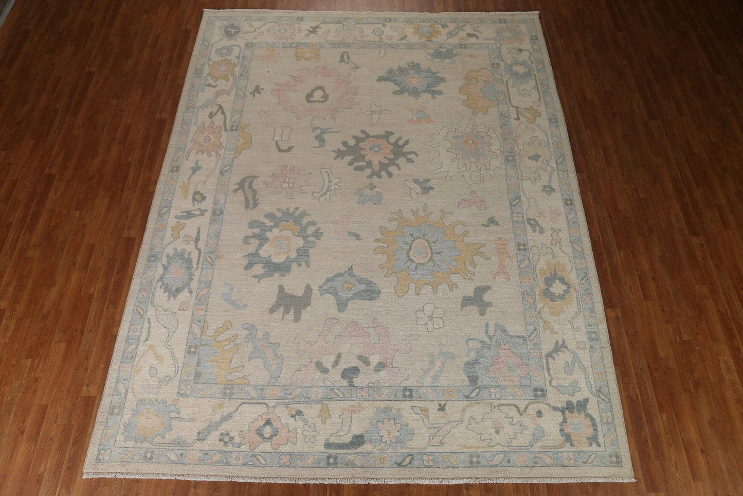 Vegetable Dye Oushak Oriental Area Rug 9x12