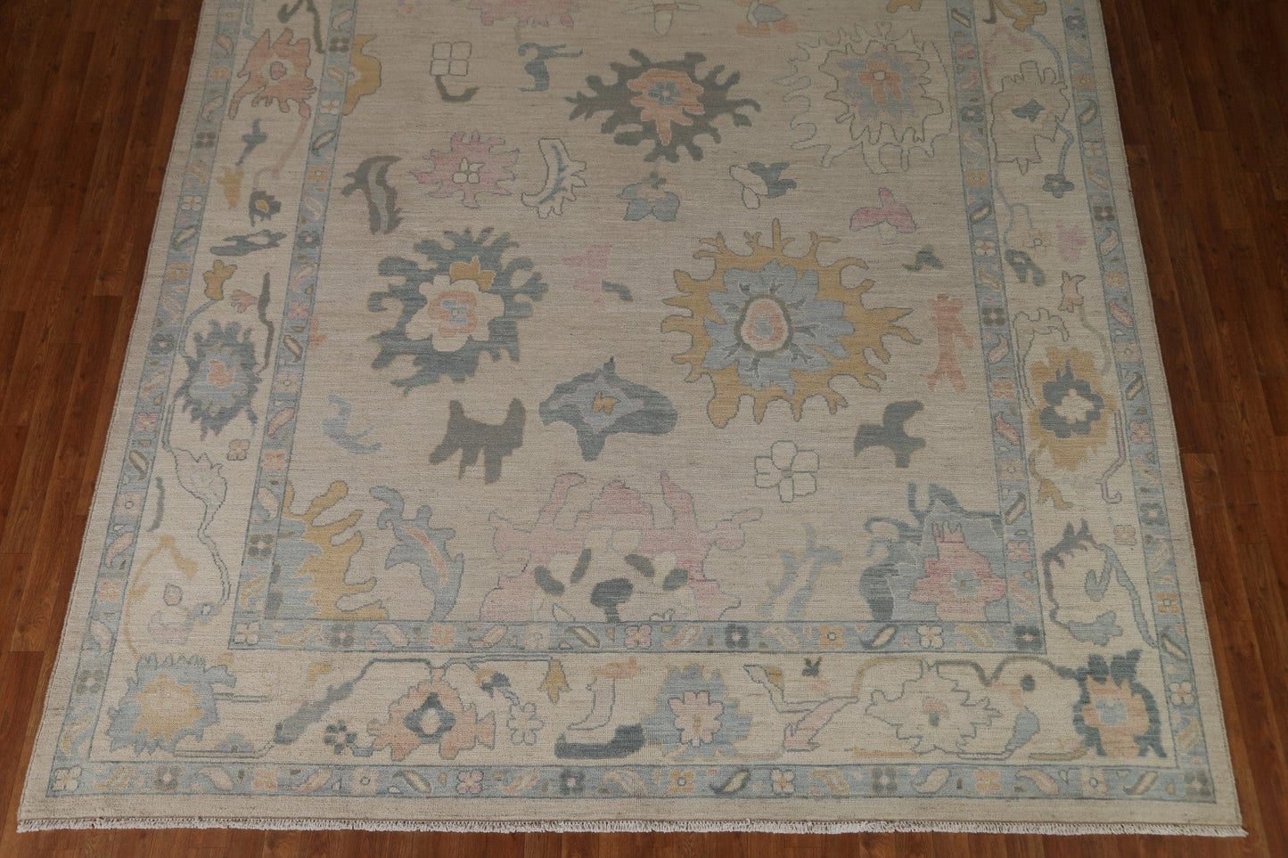 Vegetable Dye Oushak Oriental Area Rug 9x12