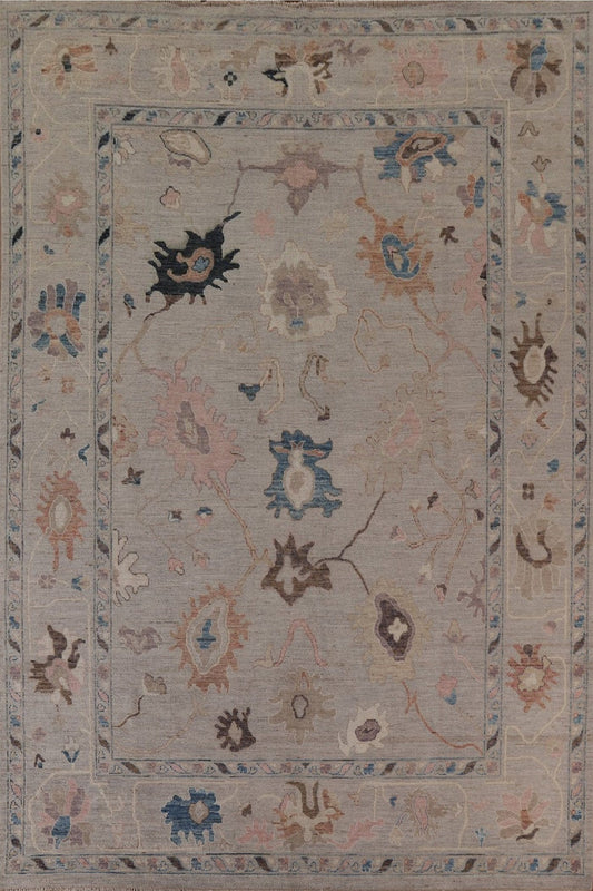 Vegetable Dye Oushak Oriental Area Rug 9x12