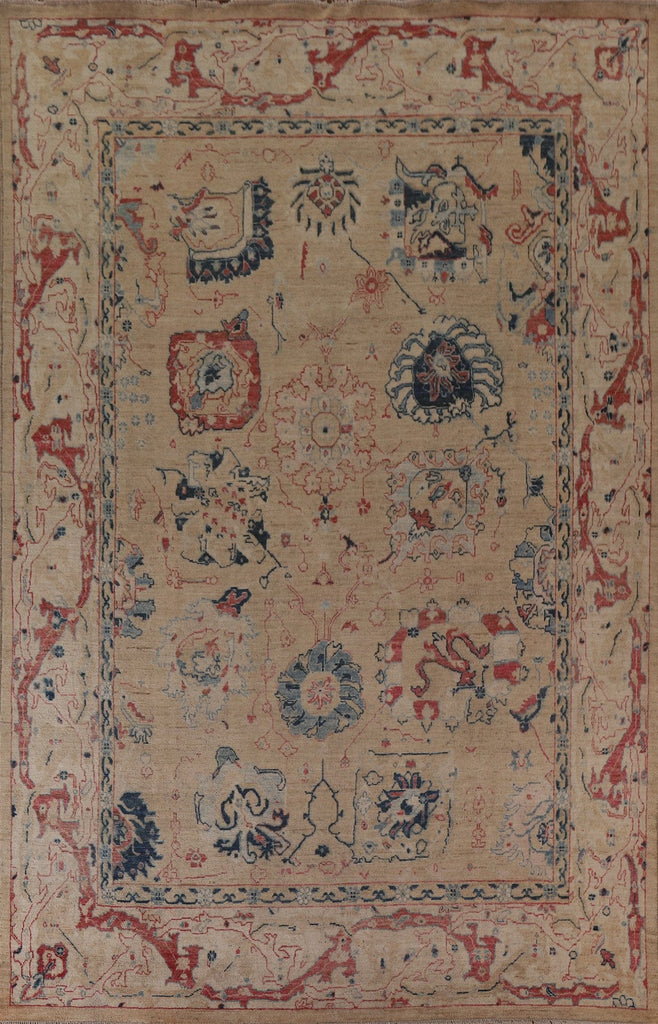 Handmade Oushak Vegetable Dye Area Rug 9x12