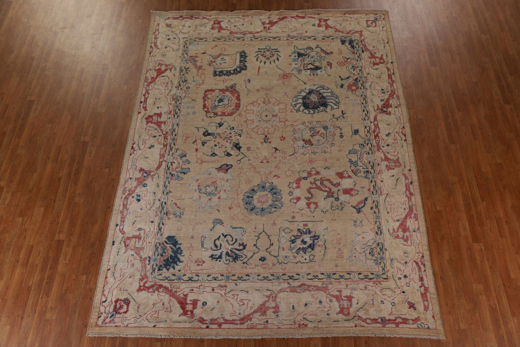 Handmade Oushak Vegetable Dye Area Rug 9x12