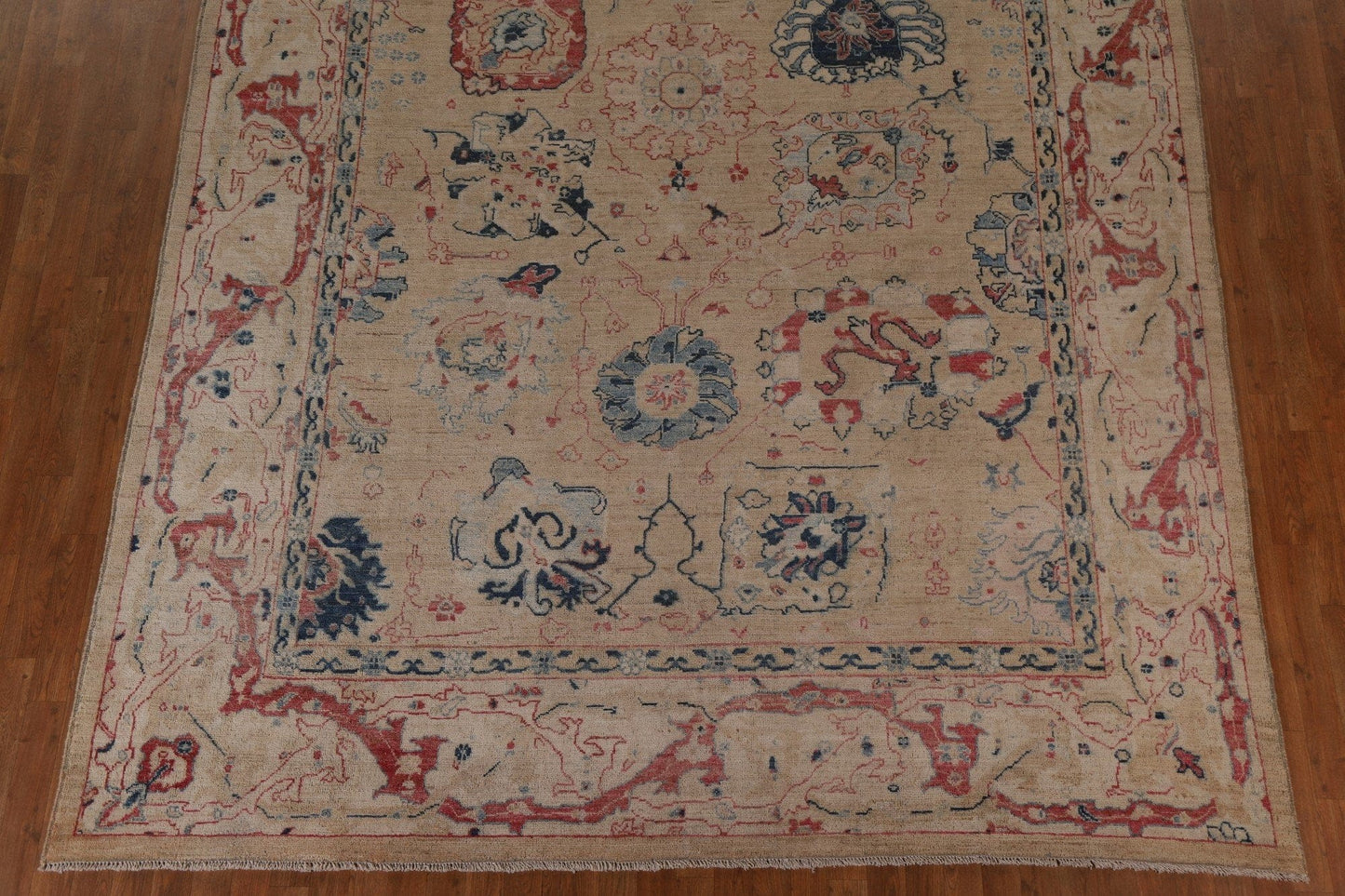 Handmade Oushak Vegetable Dye Area Rug 9x12