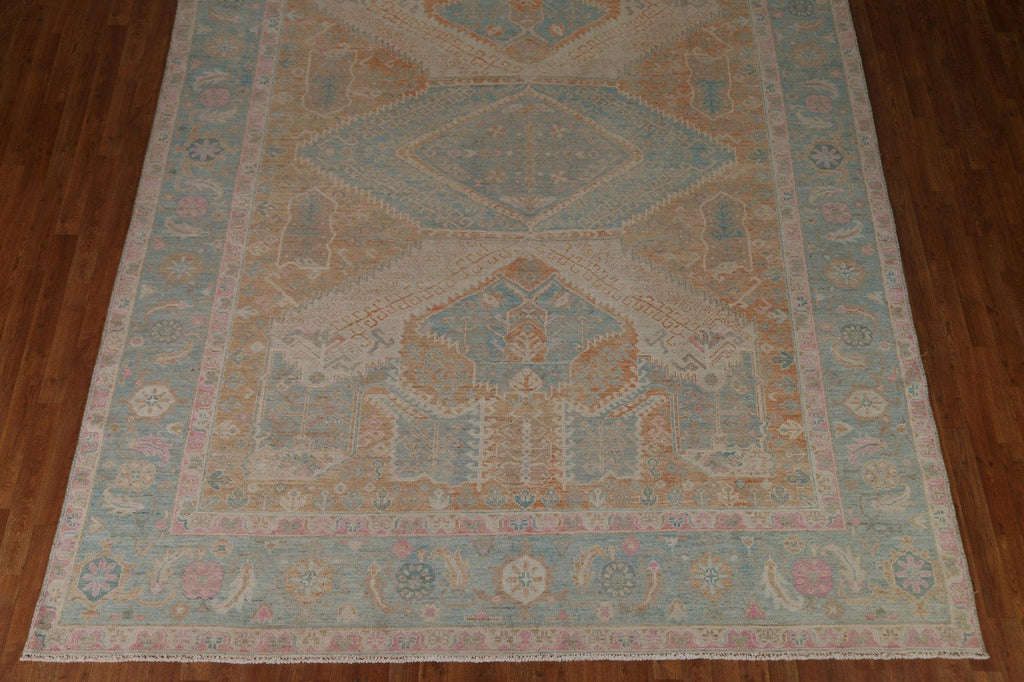 Vegetable Dye Oushak Turkish Area Rug 9x12