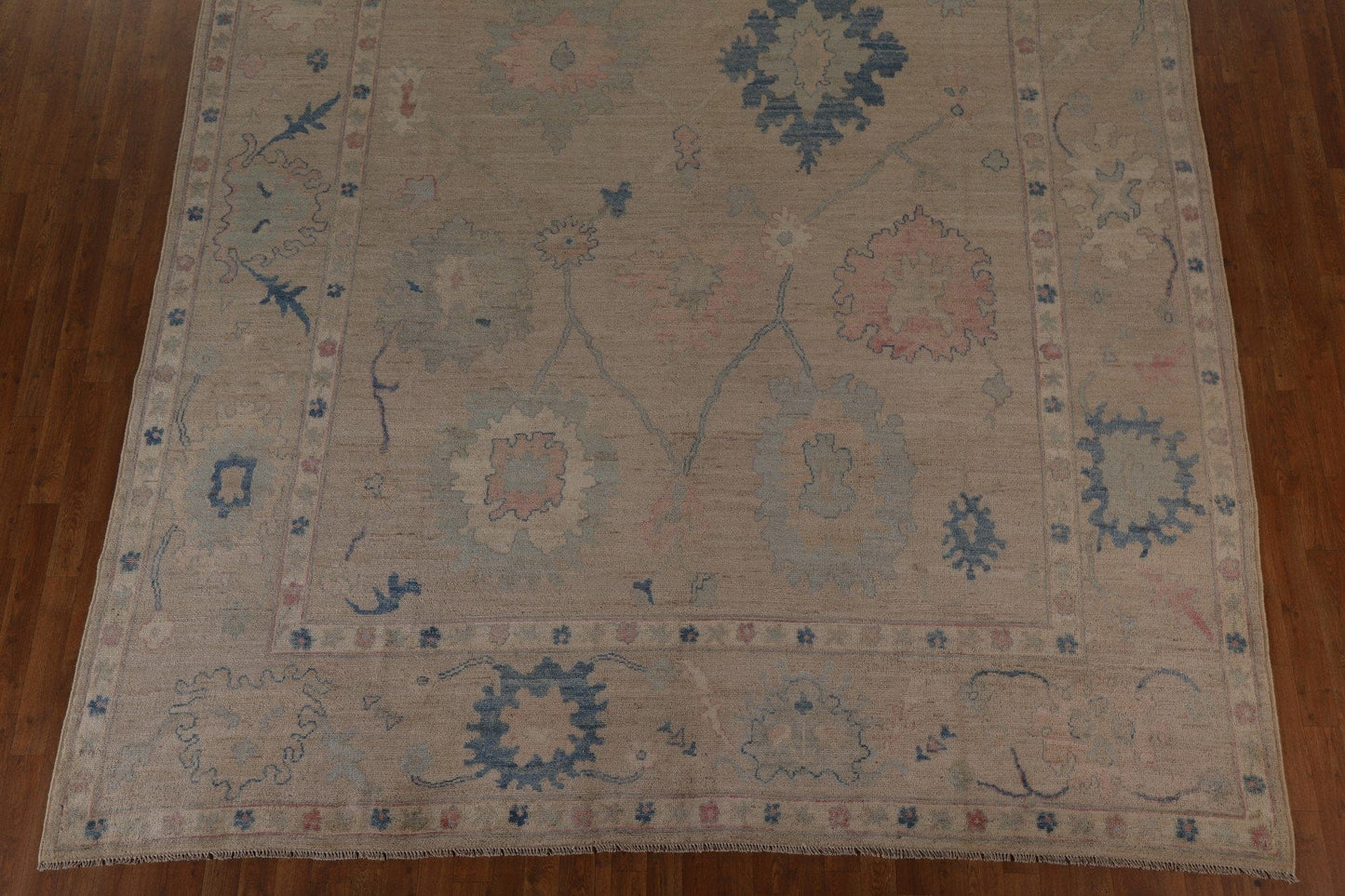 Vegetable Dye Oushak Large Area Rug 10x14