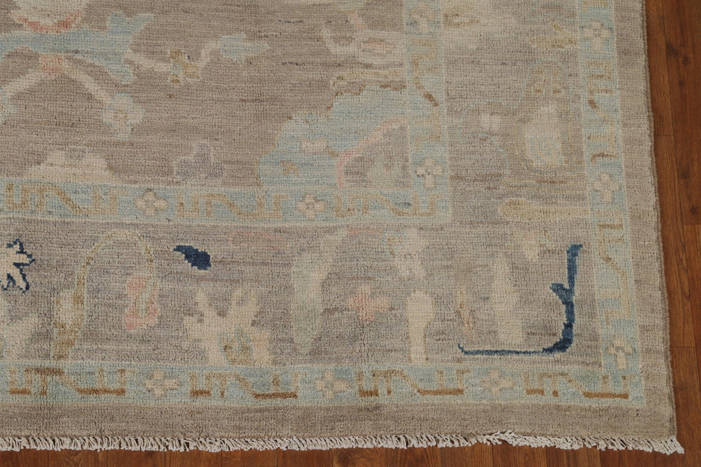 Vegetable Dye Oushak Turkish Area Rug 6x9