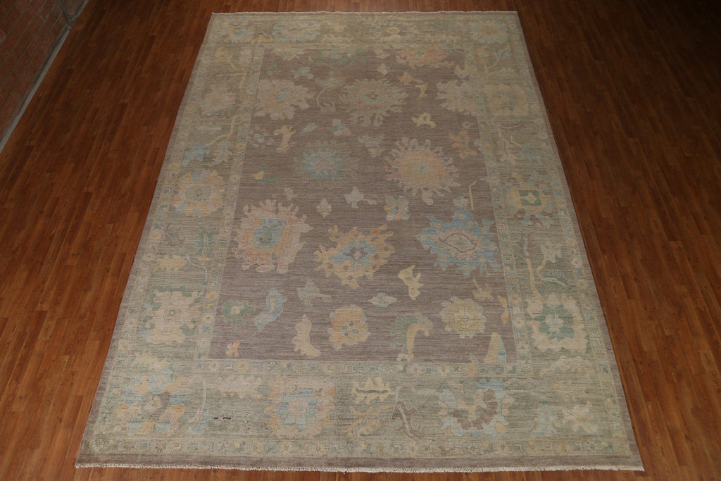 Vegetable Dye Oushak Oriental Large Rug 10x14