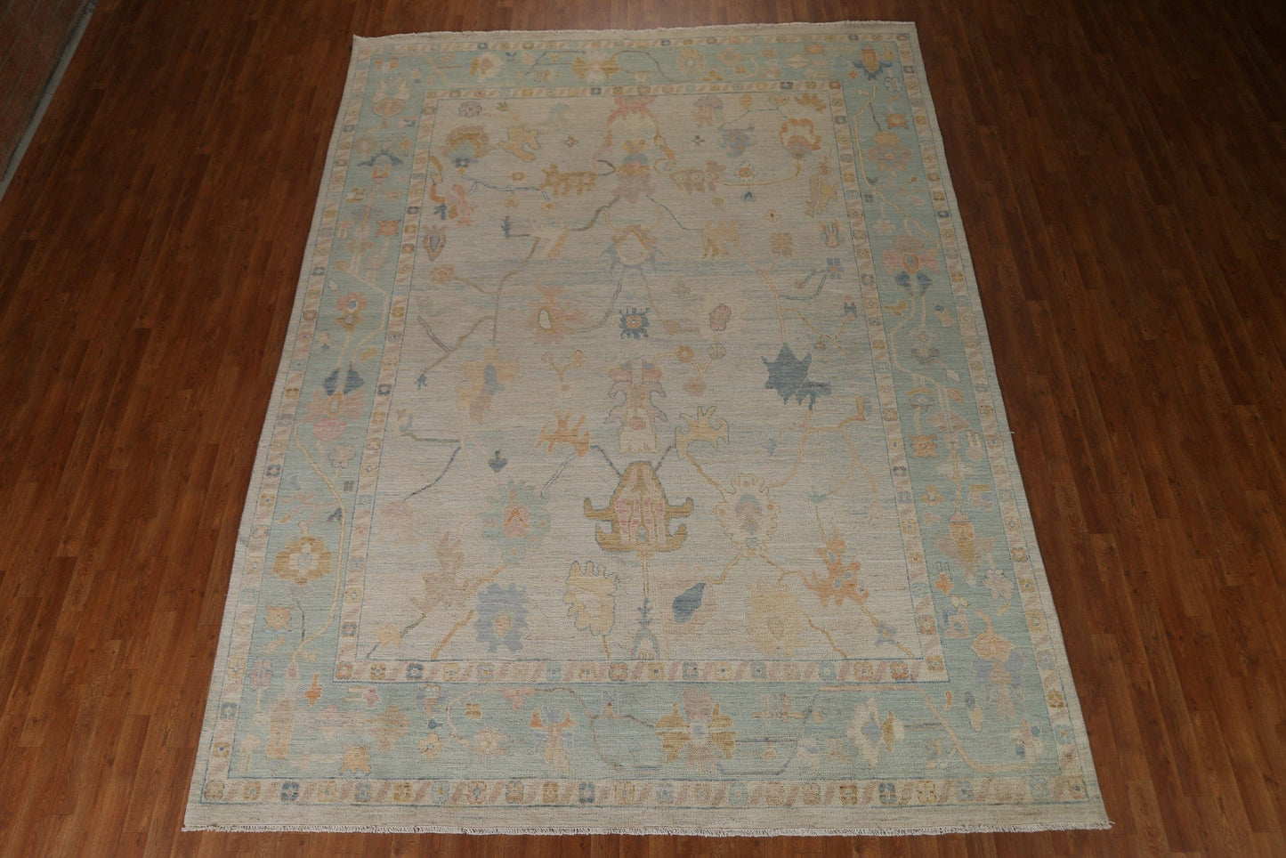 Vegetable Dye Oushak Oriental Area Rug 9x12