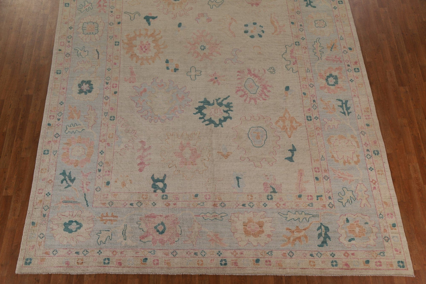 Vegetable Dye Oushak Oriental Large Rug 10x14