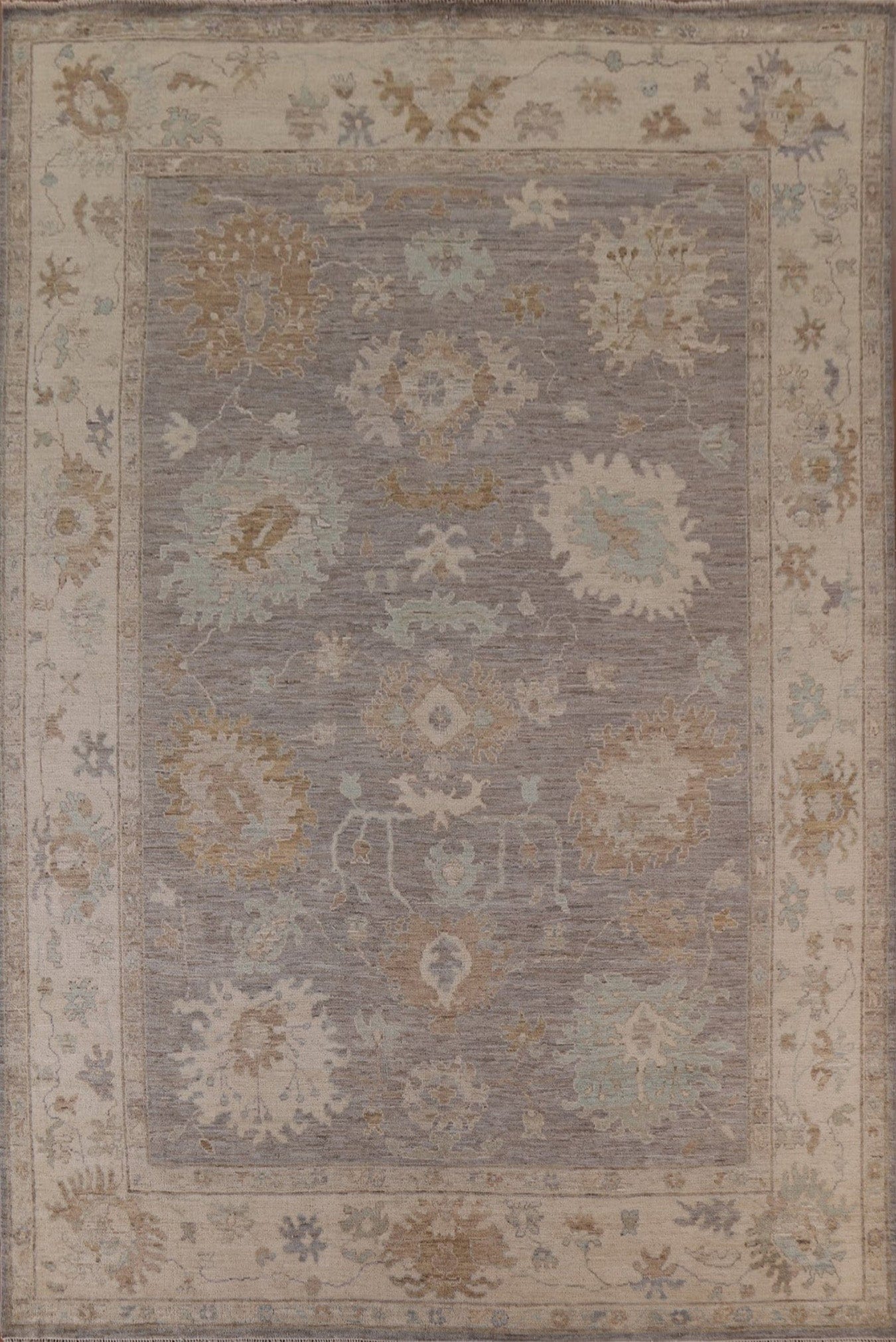 Vegetable Dye Oushak Oriental Area Rug 9x12