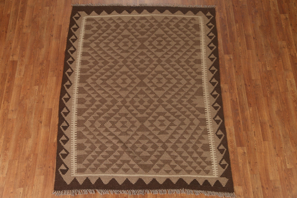 Geometric Kilim Oriental Area Rug 5x7