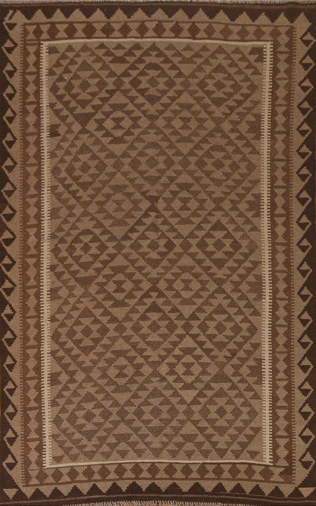 Hand-Woven Kilim Oriental Area Rug 5x8