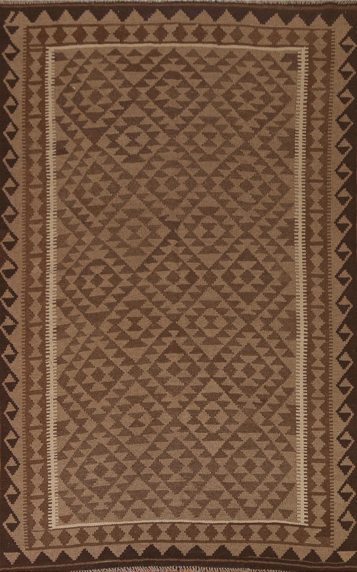 Hand-Woven Kilim Oriental Area Rug 5x8