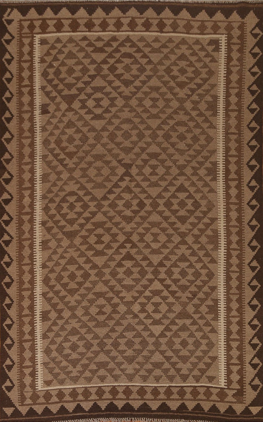 Hand-Woven Kilim Oriental Area Rug 5x8