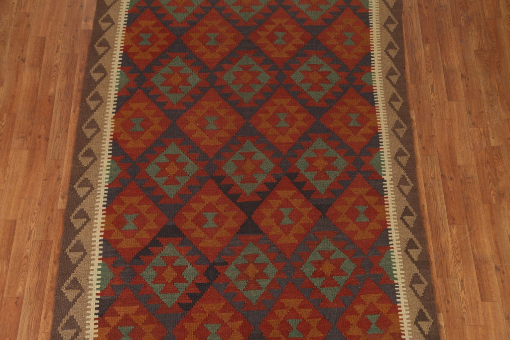 Geometric Kilim Oriental Area Rug 5x8