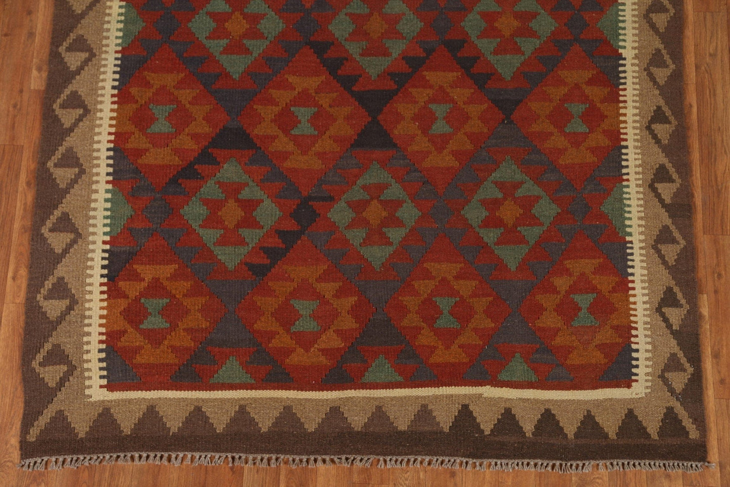 Geometric Kilim Oriental Area Rug 5x8