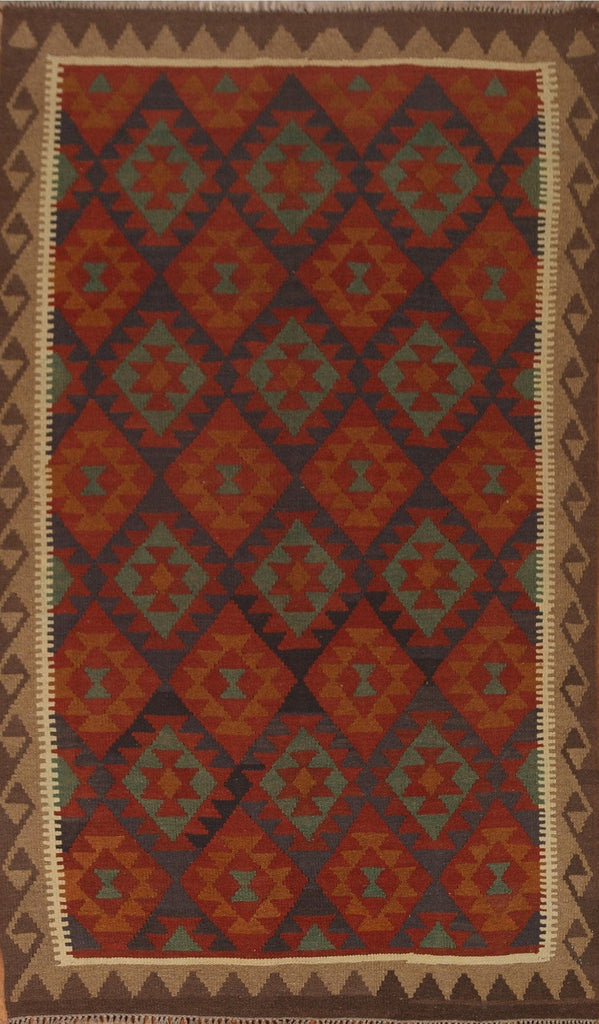 Geometric Kilim Oriental Area Rug 5x8