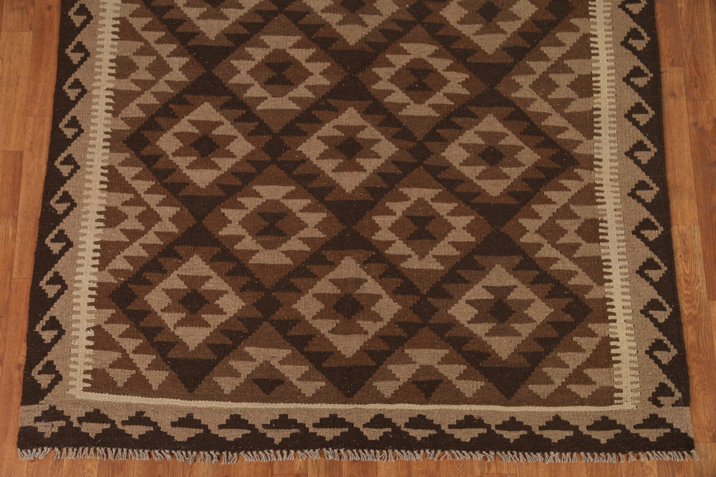 Hand-Woven Kilim Oriental Area Rug 5x8