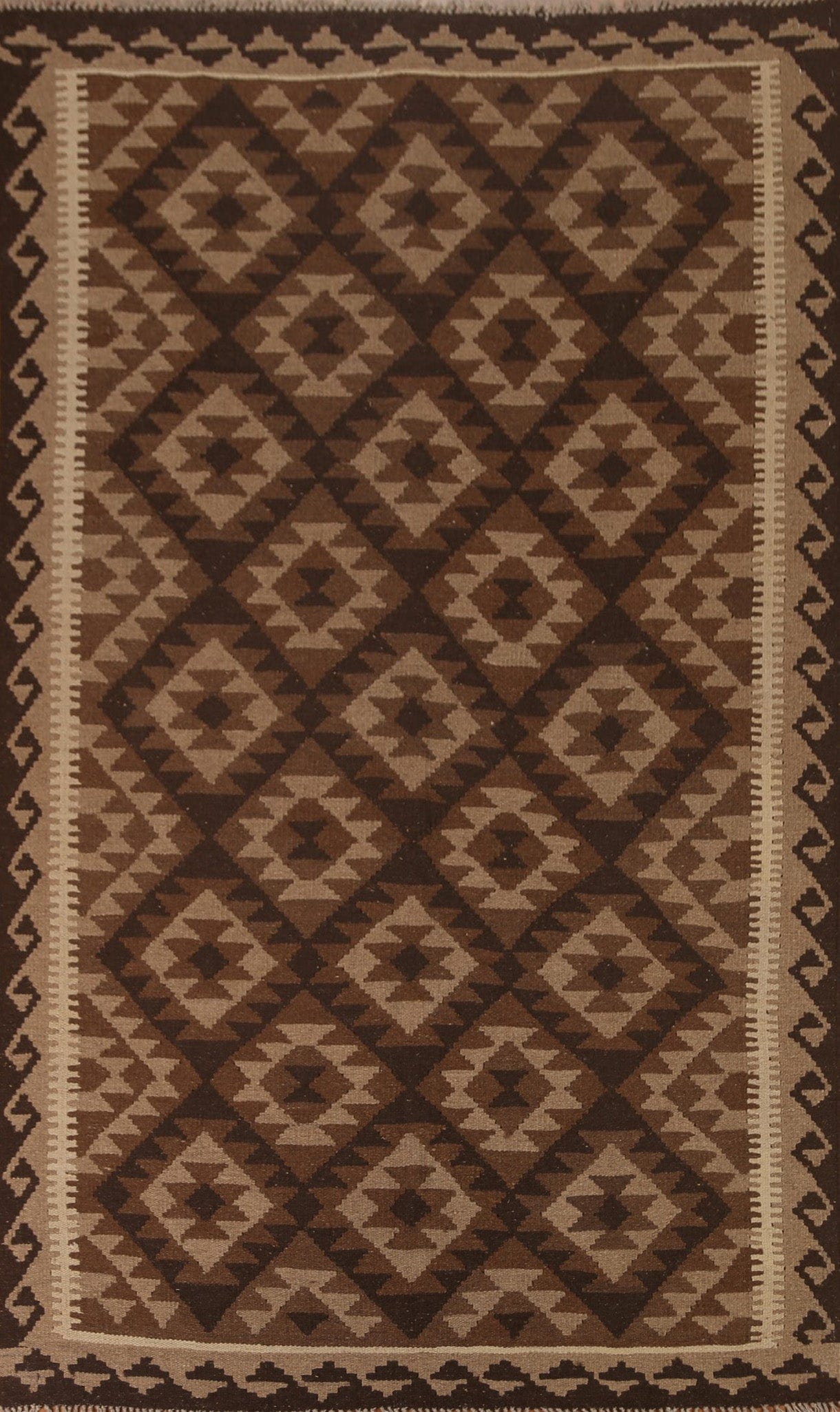 Hand-Woven Kilim Oriental Area Rug 5x8