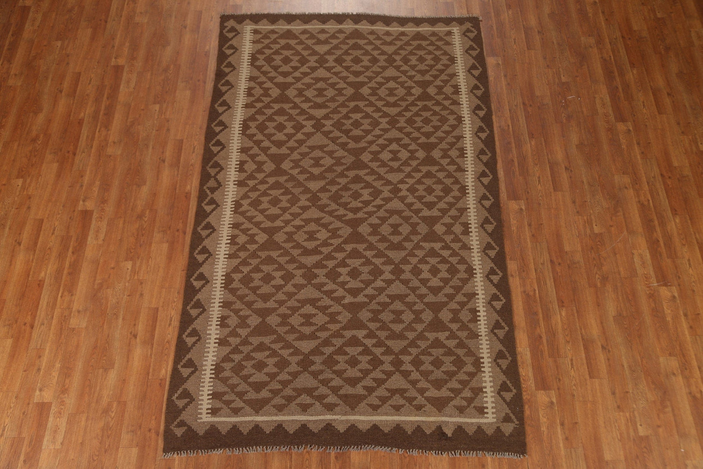 Wool Kilim Oriental Area Rug 5x9