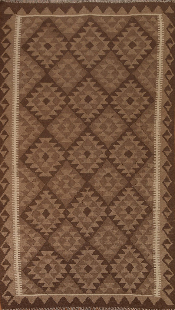 Hand-Woven Kilim Oriental Area Rug 5x8