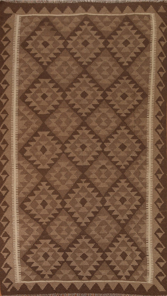 Hand-Woven Kilim Oriental Area Rug 5x8