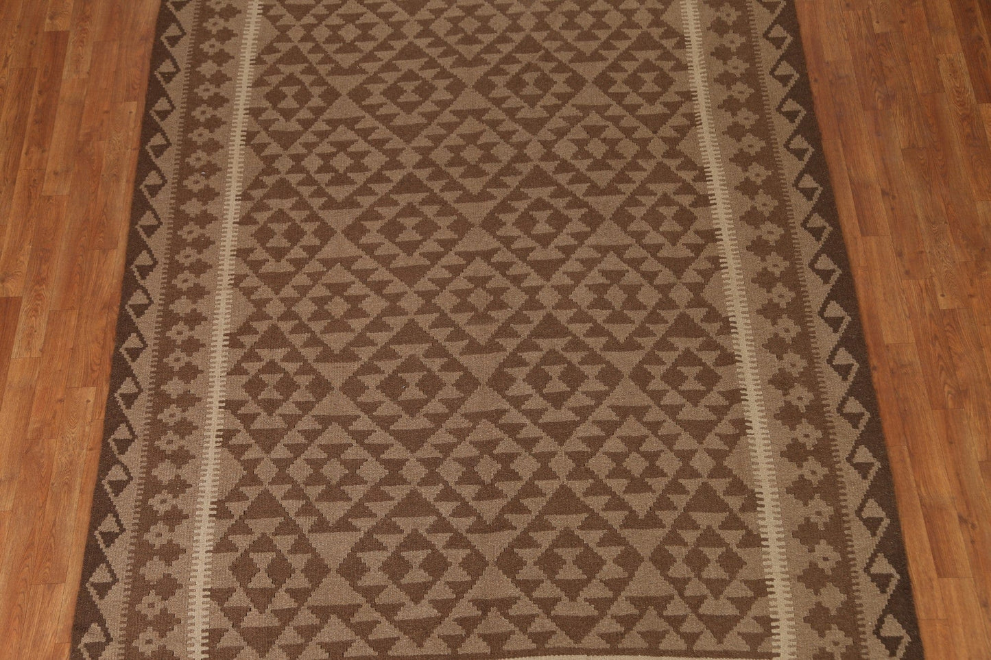 Tribal Kilim Wool Area Rug 7x10