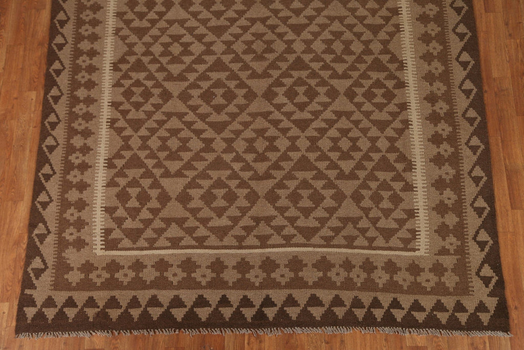 Tribal Kilim Wool Area Rug 7x10