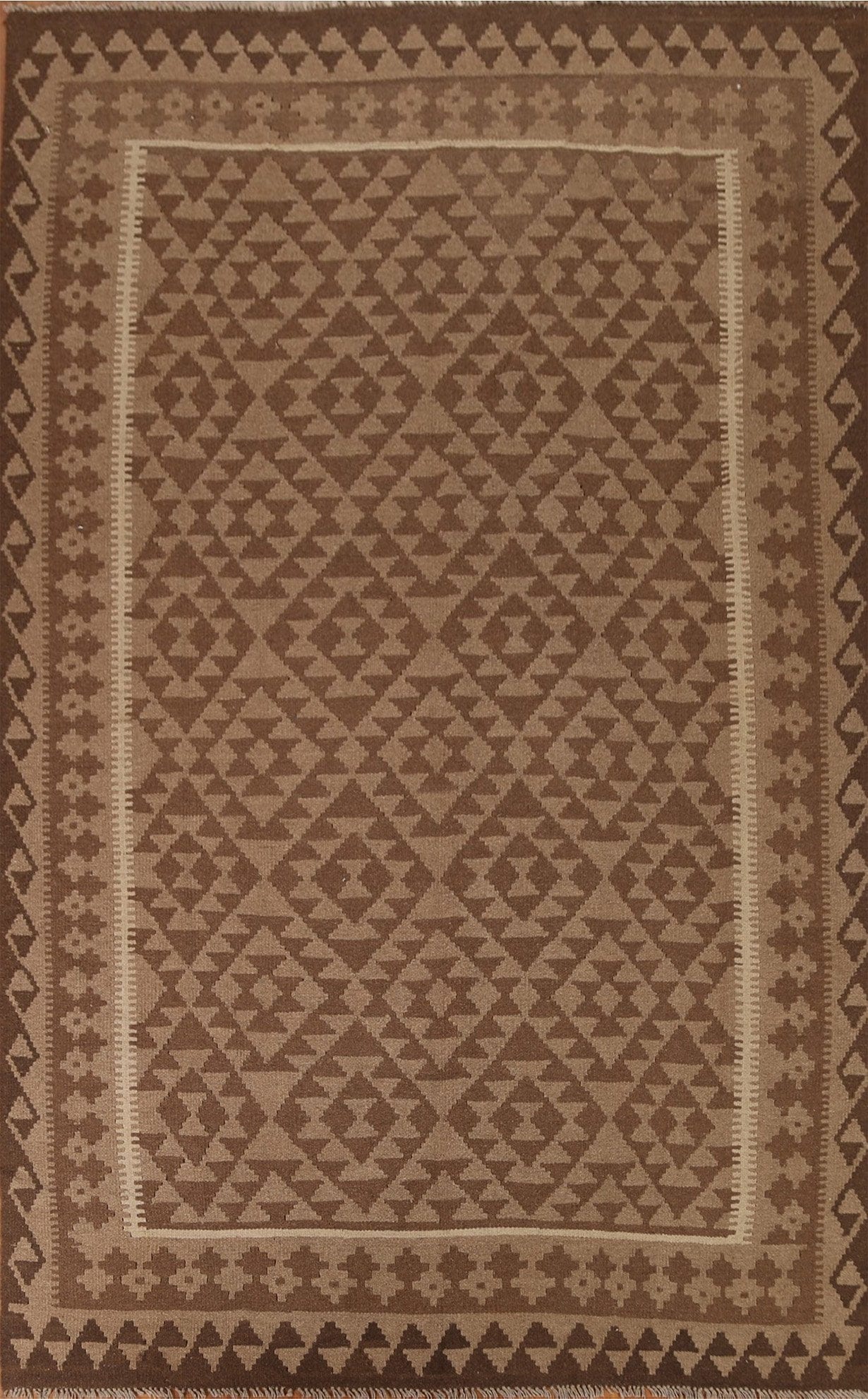 Tribal Kilim Wool Area Rug 7x10