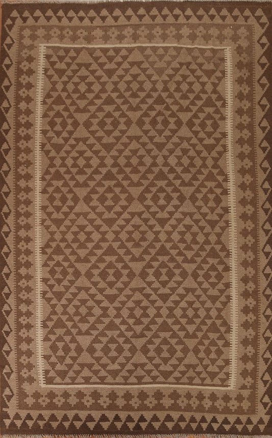 Tribal Kilim Wool Area Rug 7x10