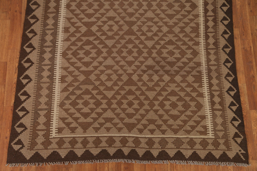 Hand-Woven Kilim Oriental Area Rug 5x8